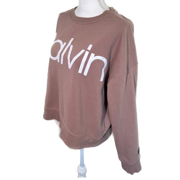 Calvin Klein Performance Crew Neck Pullover Sweatshirt - Picture 3 of 11